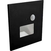 GREENLUX GREENLUX GXLL092 JACK PIR Black 1,5W CCT 75/120lm - Beépíthető LED lámpa infravörös (PIR) mozgásérzékelővel, 86, 5 x 40 175 g, 3000/4000/6500K