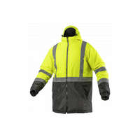 HÖGERT HÖGERT HT5K330-3XL LEDA Hi-Vis sárga figyelmeztető kabát parka szigetelt 3XL (58)
