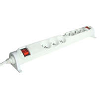 TRACON TRACON HRRKF3/3 Forgatható-rögzíthető-csapos kivitelű elosztósáv, kapcsolós 2×3×FRENCH, 3m, max.16A, 250VAC, 3680W, 3x1,5mm2, H05VV-F