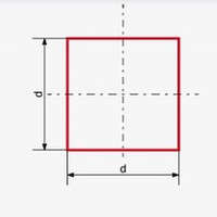 Húzott Rúd Hatszög Keresztmetszettel d=12 mm l=3000 mm