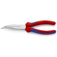 KNIPEX KNIPEX 26 25 200 SB Fél-kerek csőrű fogó vágóéllel (gólyacsőr fogó) krómozott 200 mm