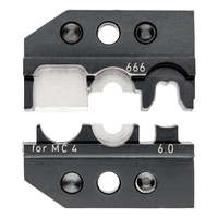 KNIPEX KNIPEX 97 49 66 6 Krimpelő profil MC 4 (Multi-Contact) szolár dugós csatlakozóhoz, vágás - huzalcsupaszítás - krimpelés MC4 (6 mm²) 32 x 8 mm