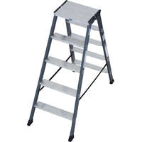 KRAUSE KRAUSE 125828 MONTO SePro D két oldalon járható létra eloxált 2x5 fokos