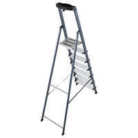 KRAUSE KRAUSE 126450 MONTO Securo lépcsőfokos állólétra eloxált 7 fokos