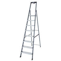 KRAUSE KRAUSE 126467 MONTO Securo lépcsőfokos állólétra eloxált 8 fokos