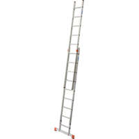 KRAUSE KRAUSE 129277 MONTO Fabilo létrafokos tolólétra, kéttagú 2x9 fokos