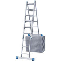 KRAUSE KRAUSE 133922 STABILO kombinált csuklós létra 2x3 és 2x6 fokos