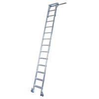 KRAUSE KRAUSE 815682 STABILO lépcsőfokos polclétra t-vezetősínnel 13 fokos