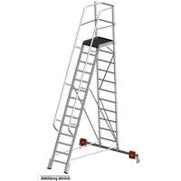 KRAUSE KRAUSE 833358 STABILO vario kompakt dobogó 10 fokos 2.070 mm