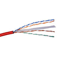 LEGRAND LEGRAND 032820 fali kábel réz Cat6 árnyékolatlan (U/UTP) 4 érpár LSZH (LSOH) piros Dca-s2,d2,a1 500m-kábeldob LCS3