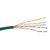 LEGRAND LEGRAND 032822 fali kábel réz Cat6 árnyékolatlan (U/UTP) 4 érpár LSZH (LSOH) zöld Dca-s2,d2,a1 500m-kábeldob LCS3