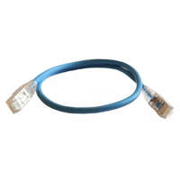 LEGRAND LEGRAND 051540 patch kábel RJ45-RJ45 Cat6 árnyékolt (F/UTP) LSZH (LSOH) 0,5 méter kék d: 4,2mm AWG28 LCS3