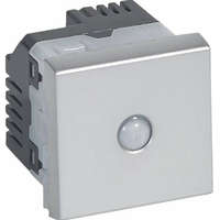 LEGRAND LEGRAND 079215 Program Mosaic energiatakarékos kapcsoló, 10AX - 250 V~, 160°, 2 modul széles, alumínium