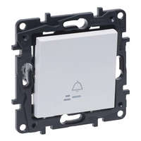 LEGRAND LEGRAND 863110 Niloé Step egypólusú nyomó jelzőfénnyel, csengőjellel, fehér
