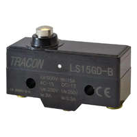 TRACON TRACON LS15GD-B Helyzetkapcsoló, rövid kúpos, ütküzős 1xCO, 2A/230V AC-15, 0,3A/250V DC-13, IP00
