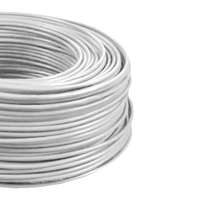 MKH 0,5mm2 rézvezeték sodrott fehér H05V-K