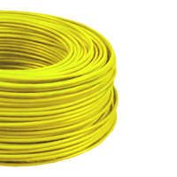 MKH 0,5mm2 rézvezeték sodrott sárga H05V-K