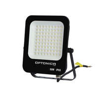 OPTONICA OPTONICA 5730 LED SMD fényvető fekete 50W 4500LM AC220-240V 90° IP65 6000K