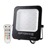 OPTONICA OPTONICA 5756 LED SMD fényvető fekete 50W 4000LM AC220-240V 120° IP65 RGB