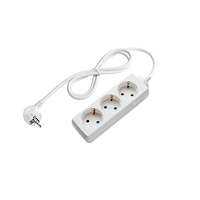 OPTONICA OPTONICA 7601 3-as elosztó gyermekvédelemmel 3G1.0mm-1.5M, 16A, 230V, Max3500W, IP20 - fehér