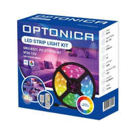 OPTONICA OPTONICA ST4323 Kültéri LED szalag szett Adapter+IR controller+RGB távirányító 60ledes 36W 12V 2400lm 120° IP54