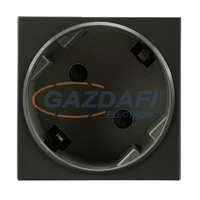 ORNO ORNO OR-GM-9010/B/GS45 Átlós beépíthető SCHUKO dugalj 3680W, 223V, fekete színben