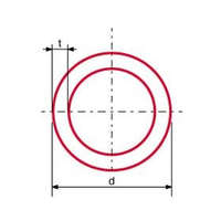 Pe Bevonatos Acélcső 1 1/2" 48,3x2,9 mm l=6000 mm