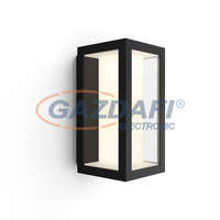 PHILIPS PHILIPS 17429/30/P7 Impress Hue LED Kültéri fali lámpa fekete 24V 8W dimmelhető 2000 - 6500K 1200lm 25000h A IP44