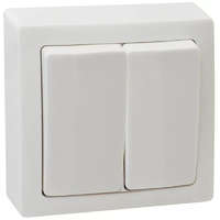 TRACON TRACON TFK105 Falon kívüli 2-áramkörös kapcsoló 10AX/250VAC, IP20 (105)