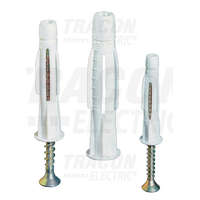 TRACON TRACON TOPCS8 Önfeszítő tipli+csavar, szürke M8×50mm, PA6