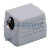 TP Electric TP Electric 24-0616-12-06M20 Ipari nehézcsatlakozó, dugó ház, 6P+F/16A, oldalsó bemenet, egy pár rögzítő füllel