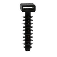 TRACON TRACON 5458 Beüthető kábelkötegelő tipli, UV-álló, fekete d=8mm, A=10,6×3,1mm, PA6.6