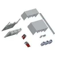 TRACON TRACON AA-KETO-3-1 Érintésvédelmi burkolat alsó/felső kábelbevezetéshez 1P 3, 1P, L=42 mm