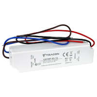 TRACON TRACON LDCVIP-60-12 Védett műanyag házas LED meghajtó 90-264VAC/12VDC,60W,0-5A, IP67