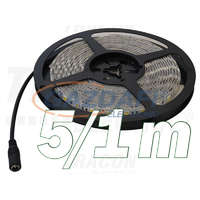 TRACON TRACON LED-SZTR-72-WW LED szalag, beltéri, takarítható, ragasztó nélküli SMD5050; 30 LED/m; 7,2 W/m; 300 lm/m; W=10 mm; 3000 K; IP65