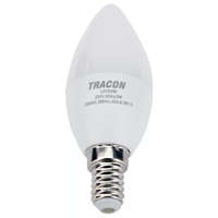 TRACON TRACON LGYS5NW Gyertya búrájú LED fényforrásSAMSUNG chippel 230V,50Hz,5W,4000K,E14,450lm,180°,C37,SAMSUNG chip, EEI=F