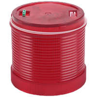 TRACON NYG3-7024R Fényjelző oszlop, piros fényűhenger, hangjelzéses aljzathoz 24V AC/DC, IP65