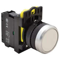 TRACON TRACON NYG3-W Egyszerű nyomógomb, fehér 1×NO, 5A/230V AC-15, IP65
