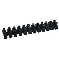 TRACON TRACON SF3A-H Flexibilis sorozatkapocs, H profil, 12 tag, fekete 2,5mm2, 450VAC, 16A, PP
