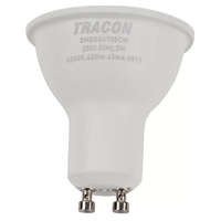 TRACON TRACON SMDSGU105CW Műanyag házas SMD LED spot fényforrás SAMSUNG chippel 230V,50Hz,GU10,5W,470lm,6500K,120°,SAMSUNG chip, EEI=F