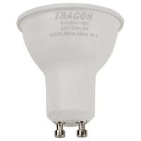 TRACON TRACON SMDSGU105W Műanyag házas SMD LED spot fényforrás SAMSUNG chippel 230V,50Hz,GU10,5W,430lm,3000K,120°,SAMSUNG chip, EEI=F