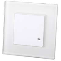 TRACON TMB-754 Mozgásérzékelő, radar, süllyesztett, fehér, üveg kerettel 220-240 VAC, 15 m, 10 s-12 min,