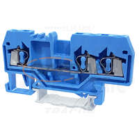 TRACON TRACON TSKC2,5/3-K Nullavezető ipari sorozatkapocs, rugós, sínre, kék 800V 24A 0.08-2.5 mm2 3P