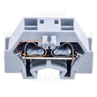 TRACON TRACON TSKD1,5D Mini rugós ipari sorozatkapocs, csavarral rögzíthető, szürke 400V 18A 0.08-1.5 mm2 2P