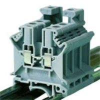 TRACON TRACON TSKA2,5 Fázisvezető ipari sorozatkapocs, csavaros, sínre, szürke 0,2-2,5mm2, 800VAC, 32A