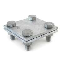 UNIVOLT UNIVOLT 006250 KK40/40fvM8 keresztkötés, 40/40 mm, tüzih., M8, 70x70mm