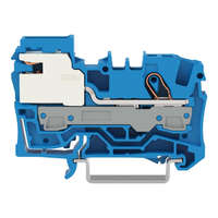 Wago 2006-7114 1 vezetékes N bontó sorkapocs; 6 mm²; Push-in CAGE CLAMP®; 6,00 mm²; kék