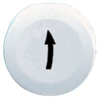 SCHNEIDER SCHNEIDER ZB6YA119 Kerek fedőlap, fehér, jelölt