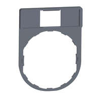 SCHNEIDER SCHNEIDER ZBZ32CUST01 Harmony címketartó 30x40 mm, Ø22 készülékekhez, 8x27 mm felirati címke nélkül, személyre szabott