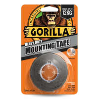 Gorilla Heavy Duty Mounting Black Tape Fekete Kétoldalas Ragasztószalag Kültérre is ( 3044200)